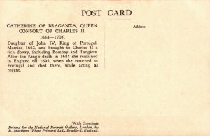 Royalty Postcard - Queen Catherine of Braganza - Artist Dirk Stoop  RS24428