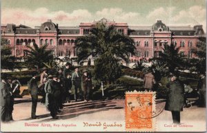 Argentina Buenos Aires Casa de Gobierno Vintage Postcard C075