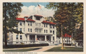 J81/ Montgomery Alabama Postcard c1910 Alabama Masonic Home  324