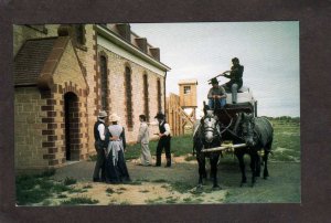 WY Wyoming Territorial Prison Prisoners Butch Cassidy Laramie Postcard