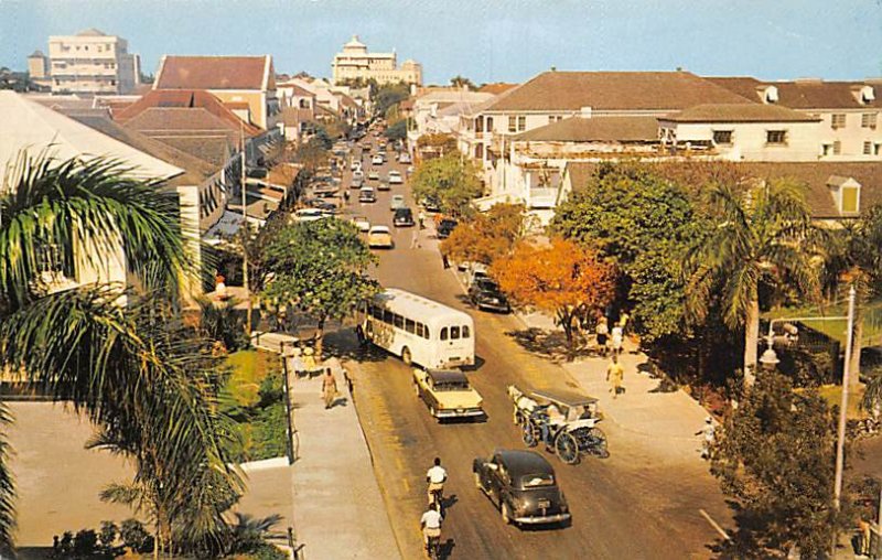 Bay Street Nassau in the Bahamas Postal used unknown 