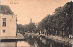Netherlands Delft De Geer Vintage Postcard 04.10