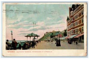 c1910 Dufferin Terrace Promenade Et Citadelle Quebec Canada Posted Postcard