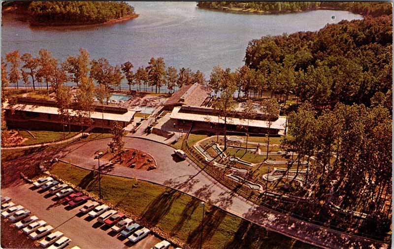 Postcard AERIAL VIEW SCENE Cherokee Village Arkansas AR AO9546