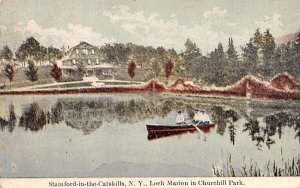 Loch Marion in Churchill Park in Stamford, New York