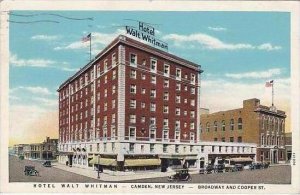 New Jersey Camden Hotel Walt Whitman 1937 Curteich