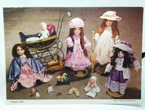 Antique Dolls from Collection of Vivienne Boundy Tintagel Vintage Postcard