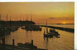 Isle of Wight Postcard - Sunset at Yarmouth - Ref 11311A