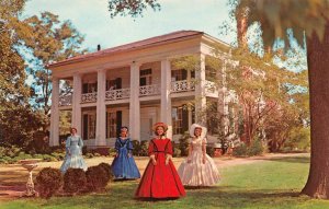 Birmingham, AL ARLINGTON ANTE-BELLUM HOME Mansion Southern Belles 1950s Postcard
