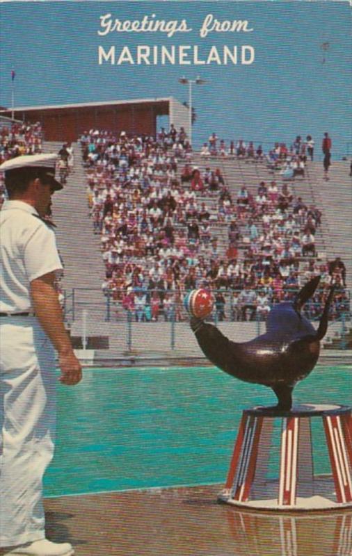 California Rancho Palos Verdes Greetings From Marineland Of The Pacific