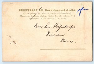 Java Indonesia Postcard Rongeng Java People Photo c1905 Antique Posted