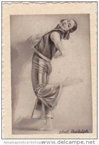 GARBATI CIGARETTE CARD FAMOUS DANCERS NO 142 CHINITA ULLMANN