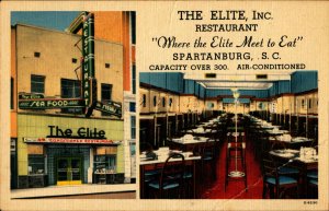 Spartanburg South Carolina The Elite Restaurant