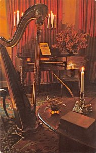 Farmington--Music room Harp made in England in 1735 Bardstown Kentucky  