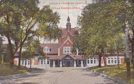 Iowa Cedar Rapids Union Passenger Railroad Station