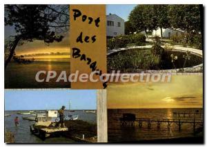 Modern Postcard Port Des Barques Sunset Over The park Riviera harbor