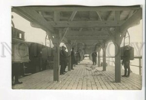 485445 Sweden train at station and workers Vintage photo Mia Green Haparanda