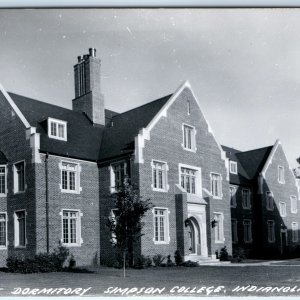 c1950s Indianola IA RPPC Simpson College Dorm Apartment Real Photo Postcard A105