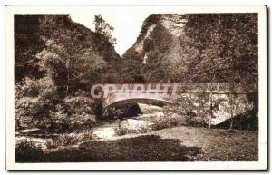 Old Postcard Dauphine Allevard Pontcharra Route Bains has to Allevard Bridge ...
