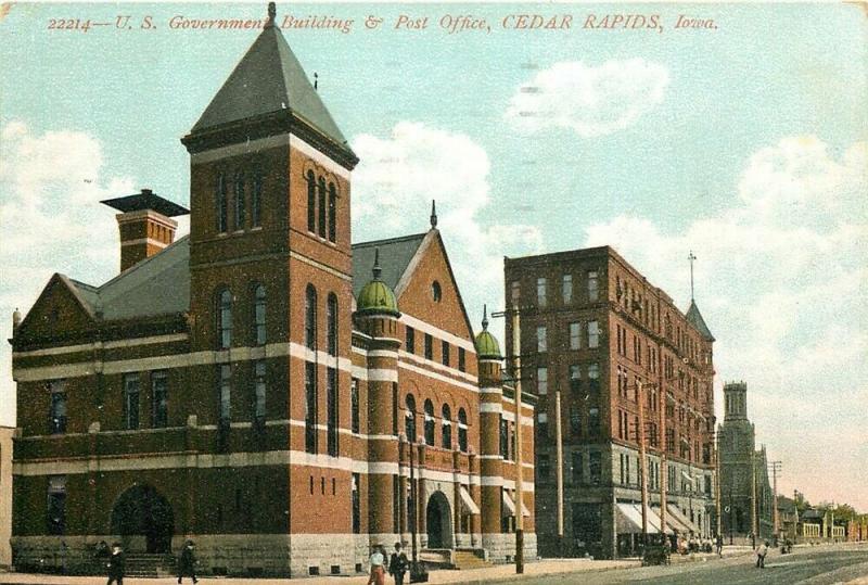 IA, Cedar Rapids, Iowa, Government Building, Post Office No. 22214