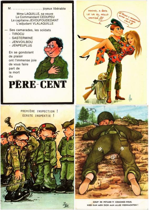 HUMOUR HUMOR MILITAIRE MILITARY 78 MODERN CP