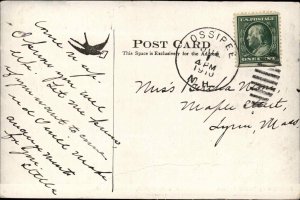 Ossipee NH B&M RR Train Station Depot c1910 Postcard