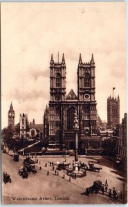 Postcard - Westminster Abbey - London, England