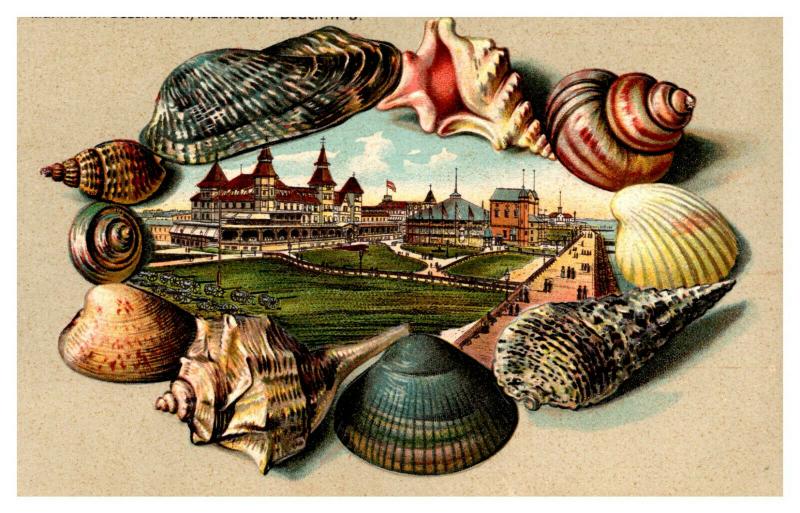 New Jersey , Manhattan Beach Hotel , Sea Shell Border 