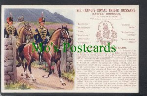 Military Postcard - 8th King's Royal Irish Hussars SW3704