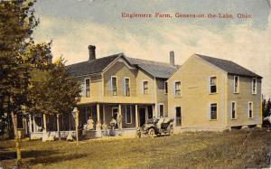 Geneva On The Lake Ohio Englemere Farm Street View Antique Postcard K32063