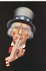 Uncle Sam Poster, Washington, DC - From Sketch for WWII Poster