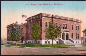 Washington BELLINGHAM Roeder School by Edward H. Mitchell - Divided Back