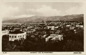 lebanon, BEIRUT BEYROUTH بيروت, Vue de Museitabeh (1920s) Sarrafian 28 Postcard