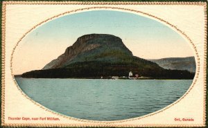 Vintage Postcard 1915 Thunder Cape near Fort William Ontario Canada CAN 