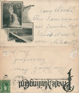 HACKETTSTOWN N.J. UNDIVIDED ANTIQUE POSTCARD