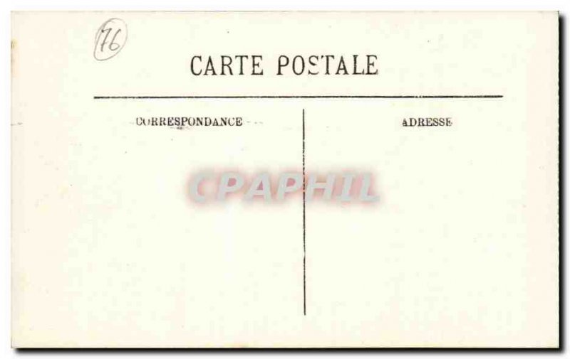 Dieppe - L & # 39Heure Bath Old Postcard