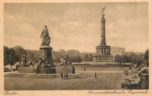 Germany Berlin Bismarck monument 1928