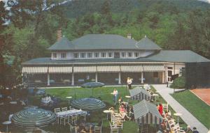 Hot Springs Virginia Casino Lawn Birdseye View Vintage Postcard K41111