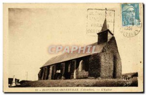 Old Postcard Blonville Benerville The Church
