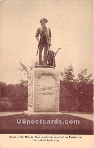 Statue of the Minute Man - Concord, Massachusetts MA  