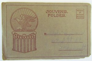 DOYLESTOWN PA BUCKS COUNTY ANTIQUE POSTCARD SOUVENIR FOLDER