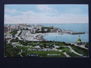 Kent BROADSTAIRS showing Bandstand & Band Performance c1905 Postcard by Hartmann