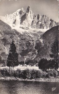 France Chamonix Les Praz les Bois le Dru et l'Aguille Verte Photo