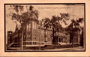 Maine Lewiston St Mary's General Hospital 1914