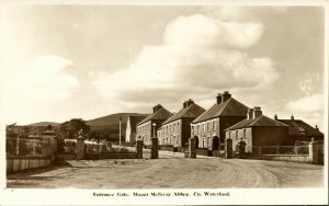 ireland, Mount Melleray Abbey Co. Waterford, Entrance Gate (1920s) RPPC Postcard