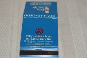 Sheraton Inn at LaGuardia New York 30 Strike Matchbook Cover