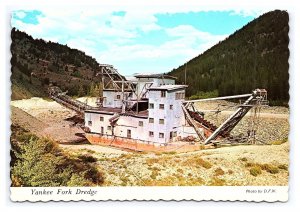 Yankee Forge Dredge Near Old Mining Town Of Bonanza ID Continental View Postcard