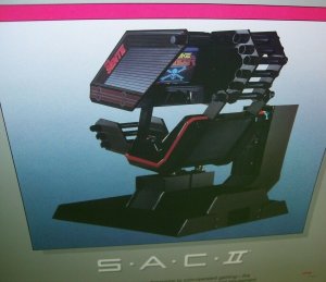 Sente SAC II Arcade Flyer Rare Prototype Simulator Original 1984 Video Game