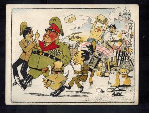 Mint WW2 Europe in Disorder  Hitler Goebbels Patriotic England Postcard