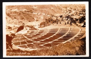 CA - Early Hollywood Bowl – 2 real photo cards - RPPC